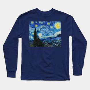 The Starry Night, Vincent Van Gogh, 1889 Long Sleeve T-Shirt
